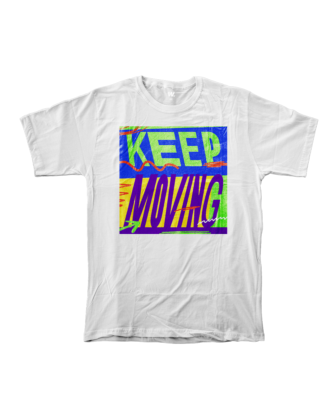 Camiseta estampada - Keep Moving