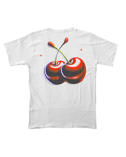 Camiseta femenina estampada - Cherries